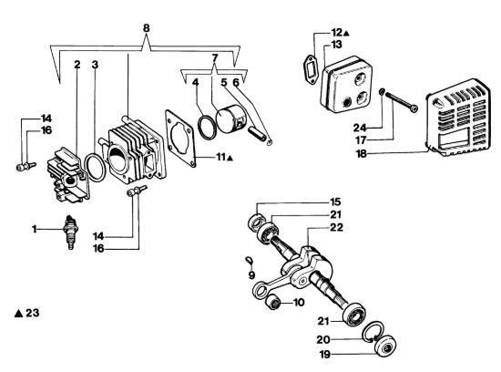 Picture of Motore 135 Motosega