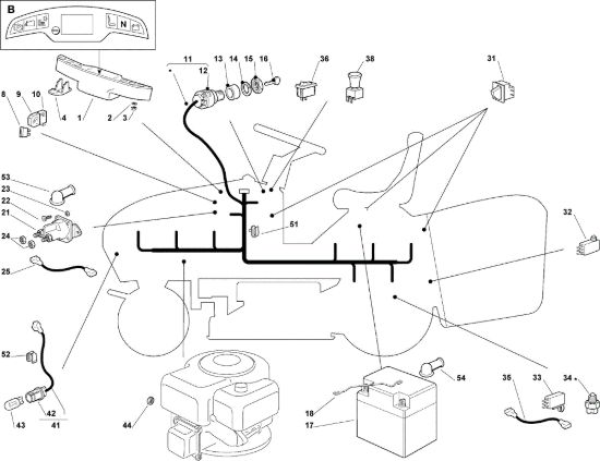 Picture of Parti elettriche EF 102C/16,5M Cat.2008 Trattorino