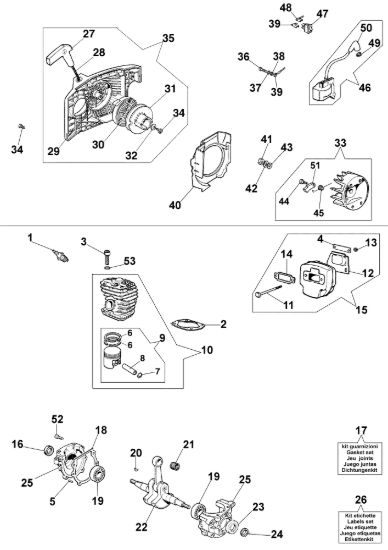Picture of Motore 141 Motosega