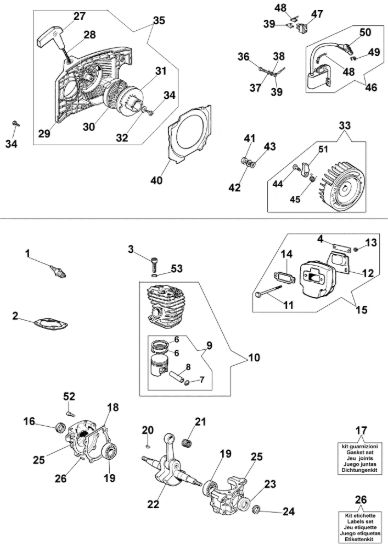 Picture of Motore 142 Motosega