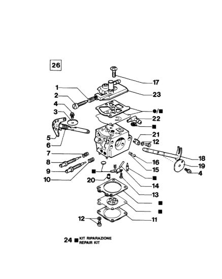 Picture of Carburatore WT-162A 151 Motosega