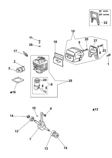 Picture of Motore 180 Motosega