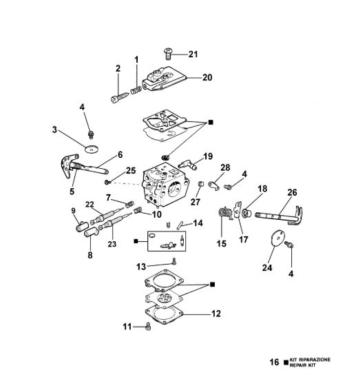 Picture of Carburatore WT-562 140 Motosega