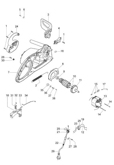 Picture of Motore elettrico EF 1800 E Elettrosega