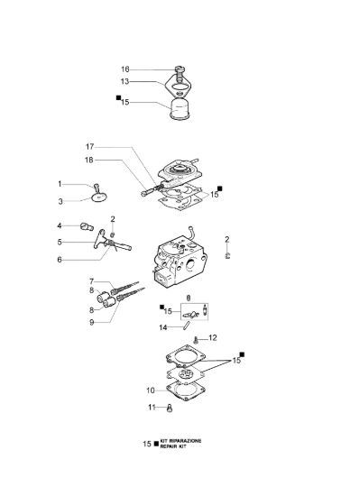 Picture of Carburatore WT-866A TR 1551 Mototrivella