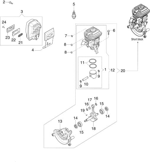 Picture of Motore SA 2700 Soffiatore