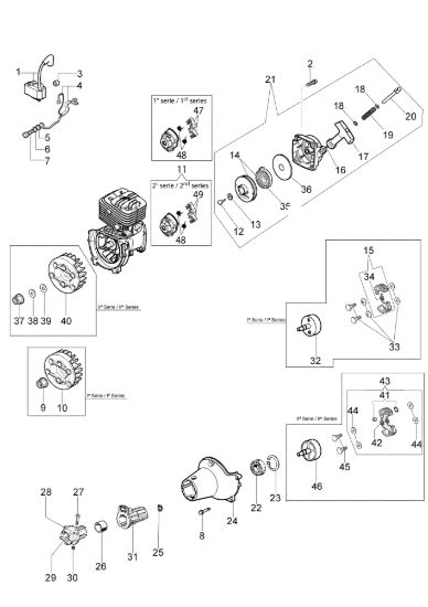 Picture of Avviamento e frizione DS 3200 S Decespugliatore