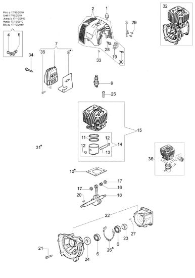 Picture of Motore DS 2800 T Decespugliatore