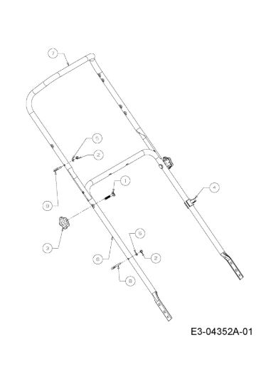Picture of Manubrio LR 55 VBX 4 in 1 Rasaerba
