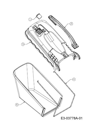 Picture of Sacco raccolta erba LR 55 VBX 4 in 1 Rasaerba