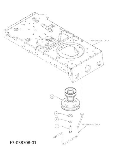 Picture of Leva e puleggia motore KOMMAND 80/12,5 T Trattorino