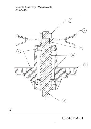 Picture of Supporto lame KOMMAND 80/12,5 T Trattorino