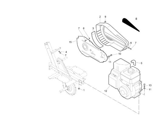 Picture of Cofanature 101 (Fino/Until 2009) Motozappa