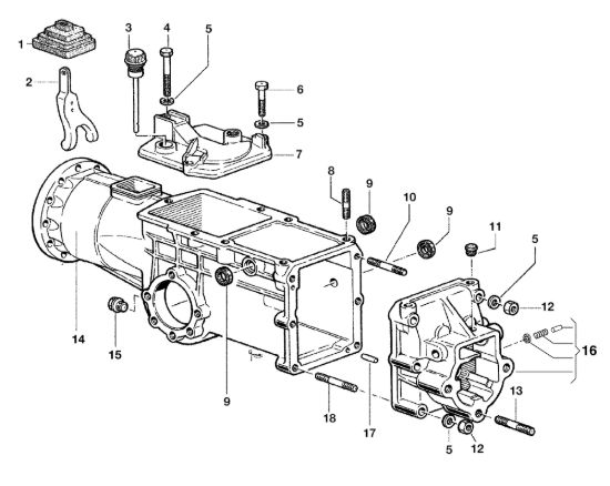Picture of Scatola cambio KAM 5 HF Motocoltivatore