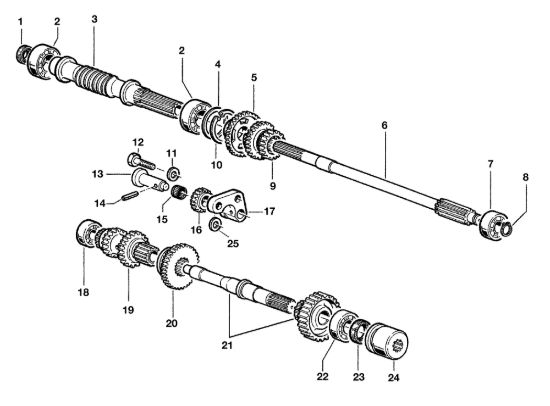 Picture of Ingranaggi (Cambio) KAM 5 HF Motocoltivatore