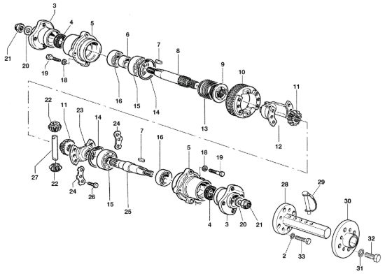 Picture of Ponte con differenziale KAM 5 HF Motocoltivatore