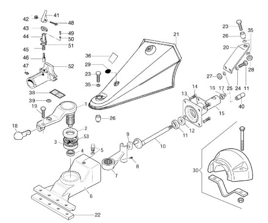 Picture of Movimento in bagno d'olio L0101500 MAK 16 (Fino/Until 2009) Motocoltivatore