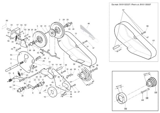 Picture of Trasmissione 162 (EN 709) Motozappa