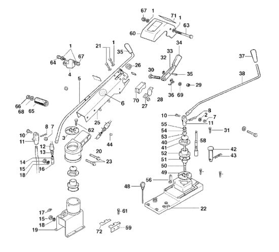 Picture of Piantone e impedimenti MAK 16 (Fino/Until 2012) Motocoltivatore