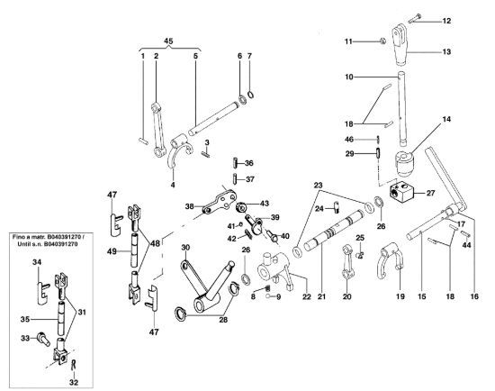 Picture of Comandi interni BRIK 3 (Fino/Until 2012) Motocoltivatore