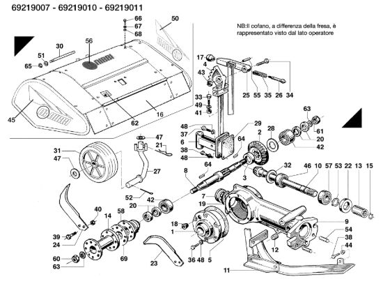 Picture of Fresa 69219007/69219010/69219011 MAK 17 Motocoltivatore