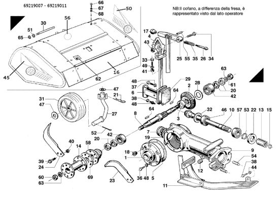 Picture of Fresa 69219007/69219011/69219010 MAK 18 Motocoltivatore