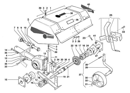 Picture of Fresa 69219018/69219019 BRIK 1 (EN 709) Motocoltivatore