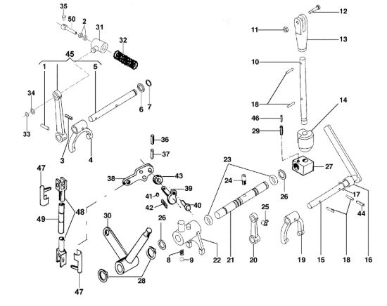 Picture of Comandi interni BRIK 3 (EN 709) Motocoltivatore
