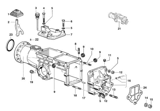 Picture of Scatola cambio KAM 4 (EN 709) Motocoltivatore