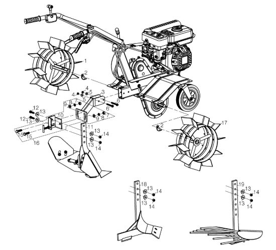 Picture of Optional 095 (K800 H - SN TA32) Motozappa