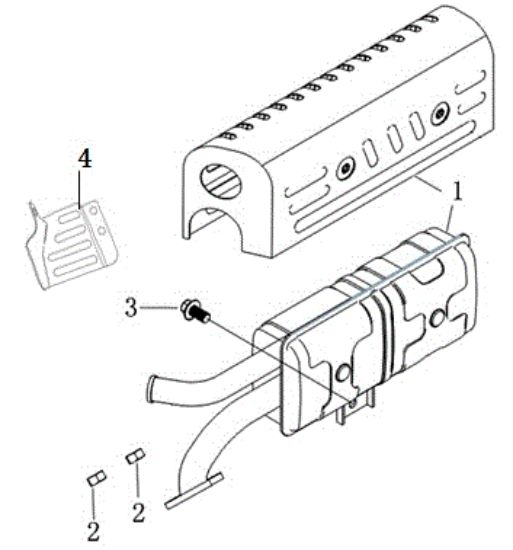 Picture of Marmitta 095 (K800 H - SN TA32) Motozappa