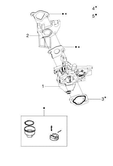 Picture of Carburatore 095 (K800 H - SN TA32) Motozappa