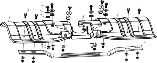 Picture of Cofano fresa 104 (K800 HC) Motozappa