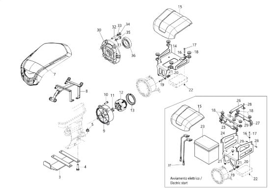 Picture of Frizione (dopo 2019) BRIK 5 S Motocoltivatore