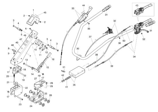 Picture of Piantone e stegole BRIK 5 S Motocoltivatore