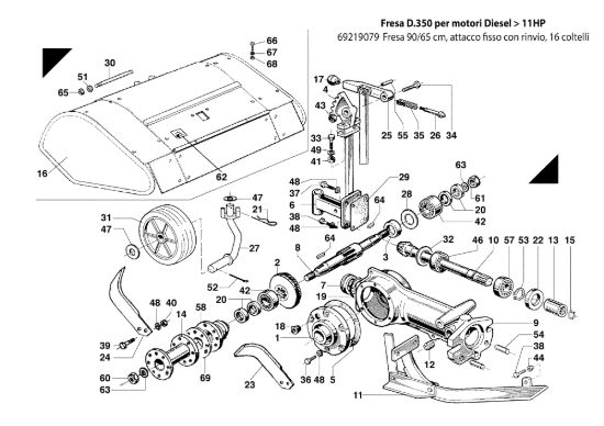 Picture of Fresa 69219079 MAK 18 S Motocoltivatore