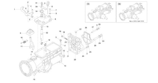 Picture of Scatola cambio KAM 7 S Motocoltivatore
