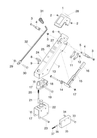 Picture of Piantone (da 01/2018) BRIK 1 S Motocoltivatore
