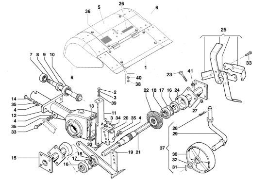 Picture of Fresa 69219111/69219108 BRIK 1 S Motocoltivatore