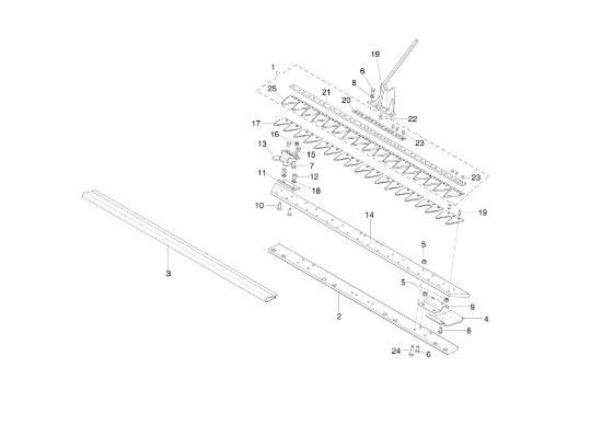 Picture of Barra falciante 69222011 BRIK 1 S Motocoltivatore