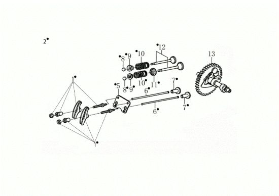 Picture of Valvola 105 S (K800 HC - EURO5) Motozappa