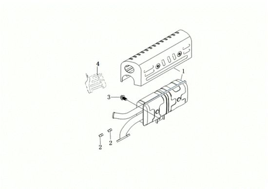Picture of Marmitta 105 S (K800 HC - EURO5) Motozappa