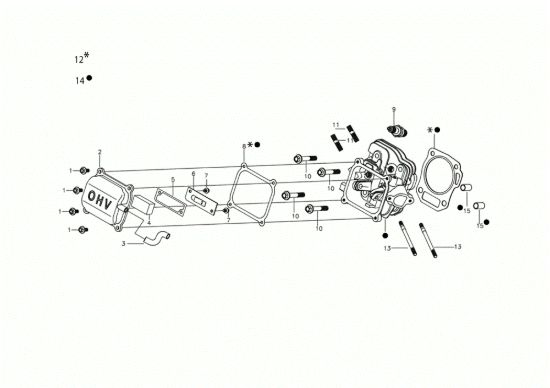 Picture of Testata 118 (K900 HR) - EURO5 Motozappa