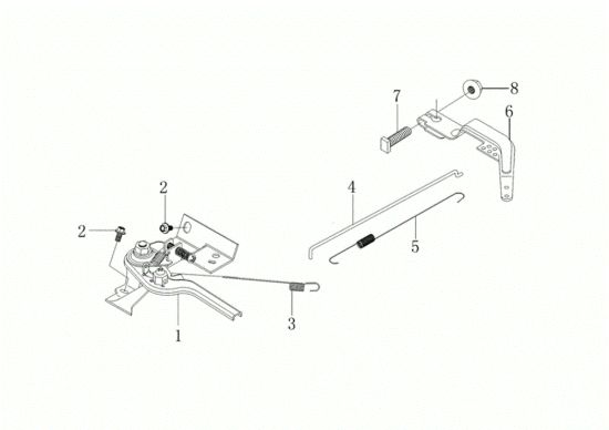 Picture of Leve di controllo 118 (K900 HR) - EURO5 Motozappa