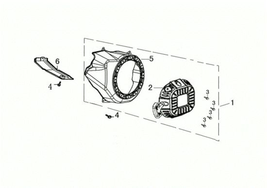 Picture of Avviamento completo MOTORE K1100 H (EURO5) Motore