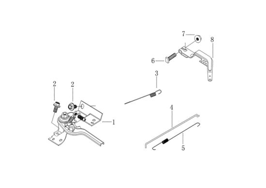 Picture of Leve di controllo MOTORE K800 H (EURO 5) Motore K800H(EURO 5)