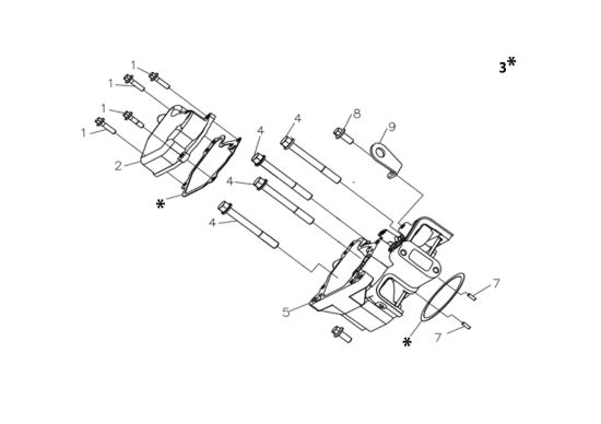 Picture of Testa cilindro MOTORE K7000 HD - conico / conical Motore