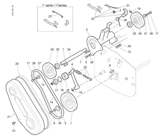 Picture of Trasmissione (2/2) NTS 80 (Fino/Until 2013) Trinciasarmenti