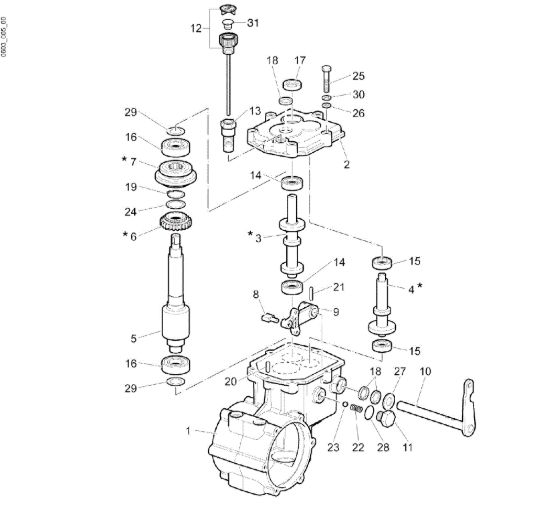 Picture of Ingranaggi (Cambio) (1/2) NTR 350 V (Fino/Until 2009) Transporter