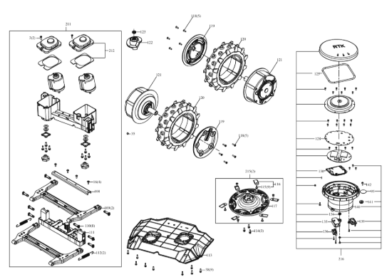 Picture of Esploso KR236E Motore Kress